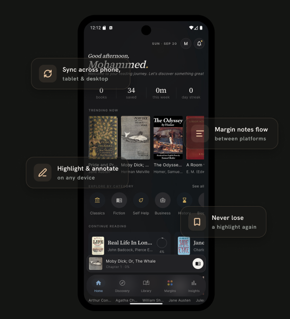 Marginalia App
